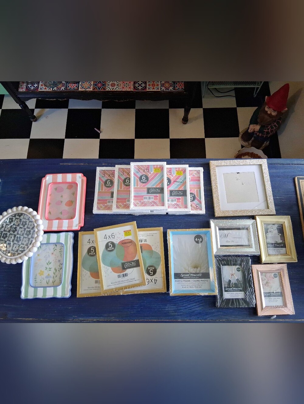 Lot of 18 Small Assorted Picture Frames For a Project or Crafts
